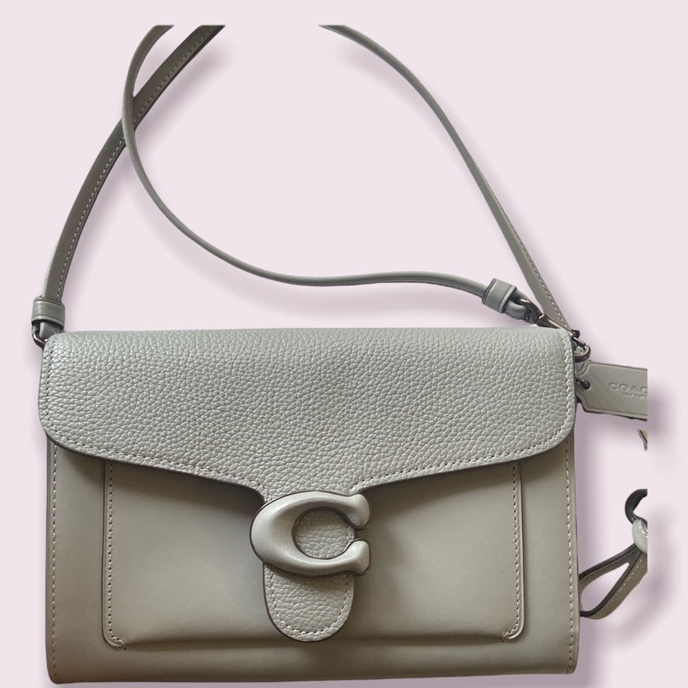 Coach Tabby wallet on a chain Granite